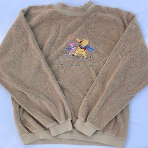 Fleece Pooh crewneck